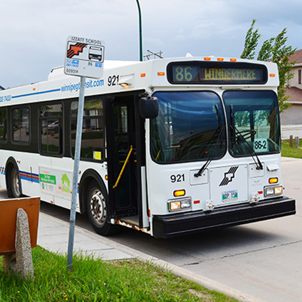 City of Winnipeg transit bus